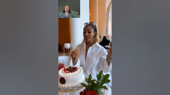 Tonto Dikeh showed off her 40th birthday cake adorable moment