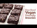 5-MINUTE ONE-BOWL Vegan-Friendly Brownies | Dessert Recipe | Gluten-Free | Baking Cherry