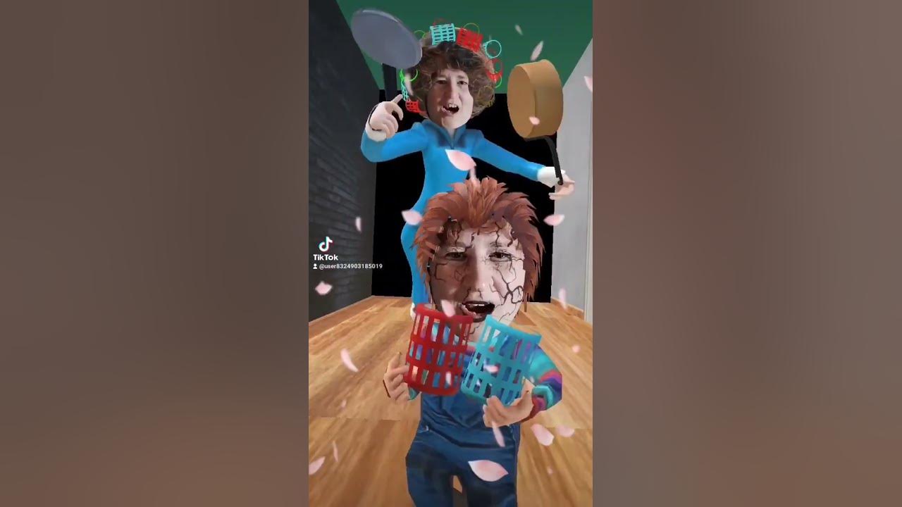 чакі втікає від бабусі тік ток маска - YouTube
