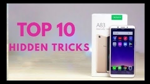 Oppo a83 top 10 hidden features /trick & tips hindi