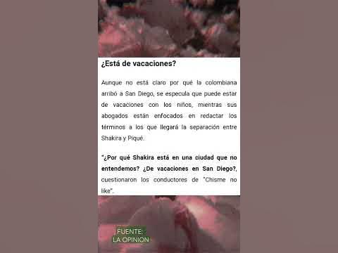 Shakira está en San Diego California #viralvideo #noticias #