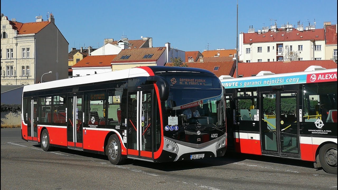 Jízda elektrobusem SOR ENS 12 ev. č. 4002 na lince DP