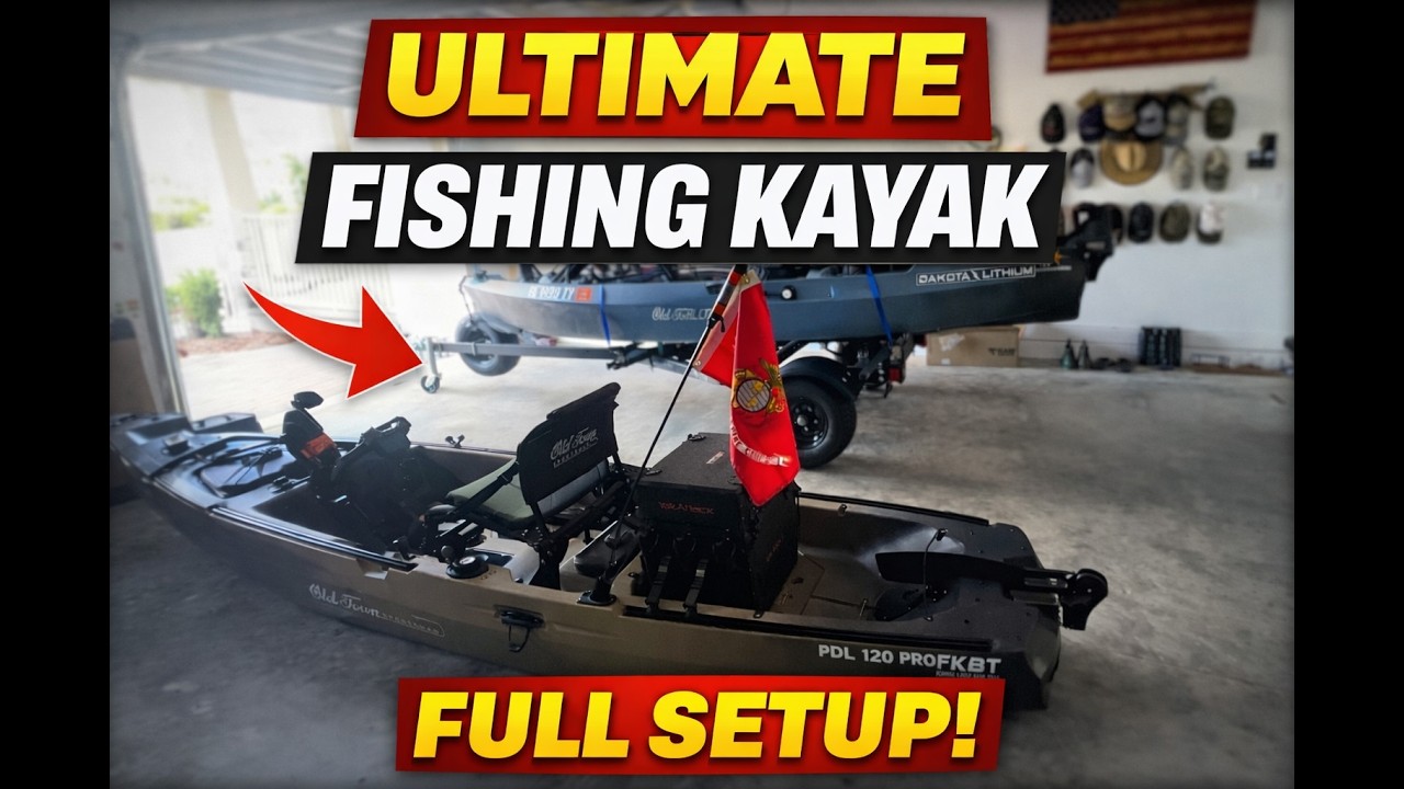 Old Town PDL 120 PRO kayak (the start of my favorite build)