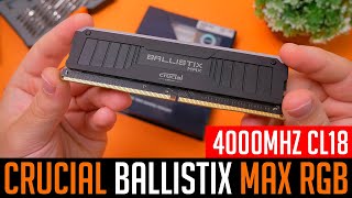 🔥Crucial Ballistix MAX RGB на 4000 Мгц - разгоняй и властвуй