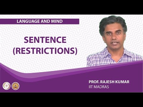 Sentence (restrictions)