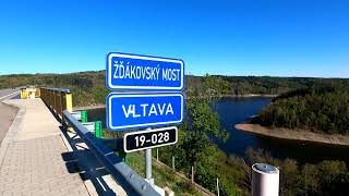 Čimelice - Zhoř- Králová Lhota - Orlík nad Vltavou - Žďákovský most - Milevsko