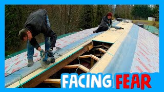 NO MORE LEAKS? 🏠 Sheathing our roof to Dry In Our House