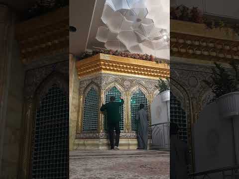 اکنون مکان قبر اصلی حضرت فاطمه معصومه سلام الله علیها خادم الامیر محمد محمدی