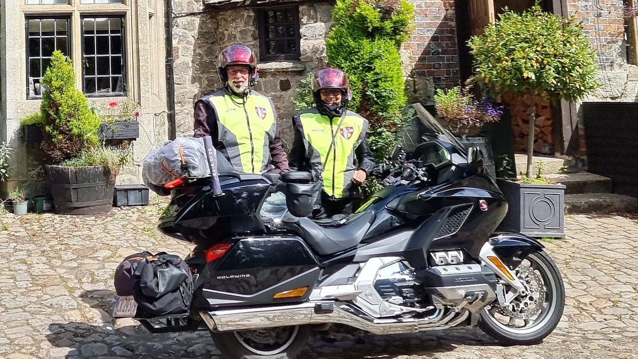 Goldwing på tur til Wales. 2023