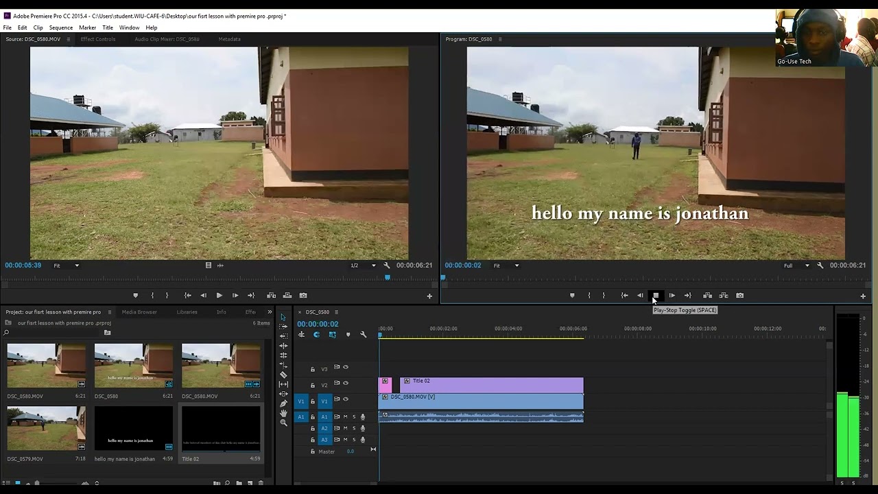 ⁣Adobe Premiere Pro CC - Basic Titles for Beginners