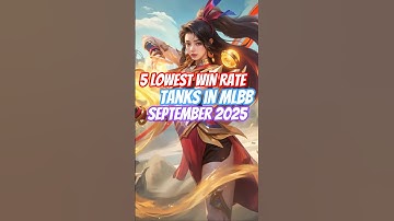 5 Lowest Win Rate Tanks in Mobile Legends September 2025 #mobilelegends #mlbbheroes #mlbb