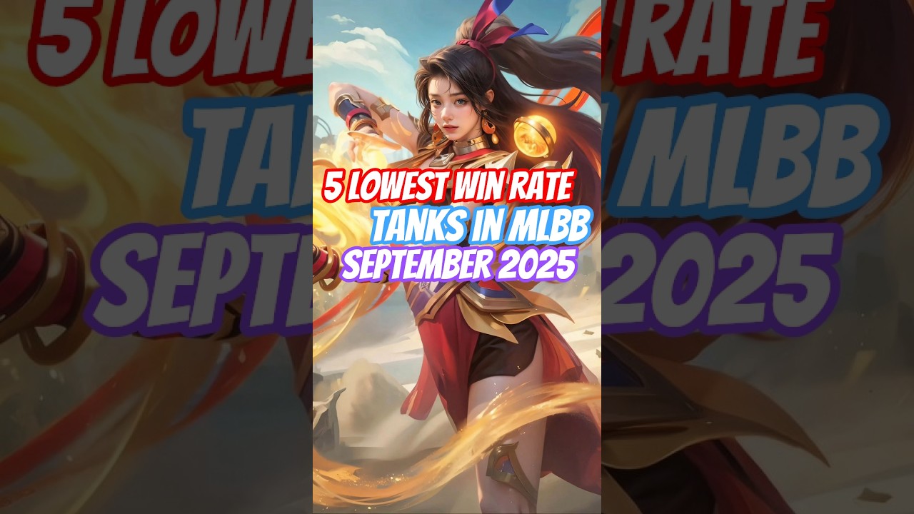 5 танков с самой низкой частотой побед в Mobile Legends (сентябрь 2025 г.) 