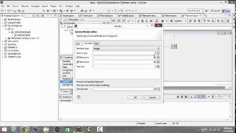 Jspinner con windowbuilder - Eclipse