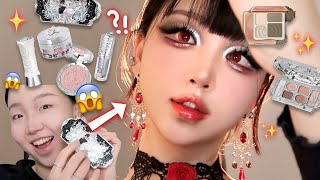 Who are you..?😱 Douyin Black Swan Makeup🦢❤️ (Flower knows, Judydoll)