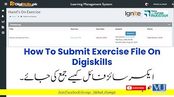 Get Your Exercise File Accepted on DigiSkills in Just 5 Minutes!
