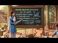 Second Equation of Motion explained by Class IX Student.