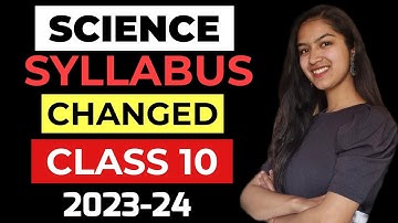 Science Class 10 Syllabus Changed 😱2023-24 Boards|Science Reduced Syllabus 2023-24 #class10 #boards