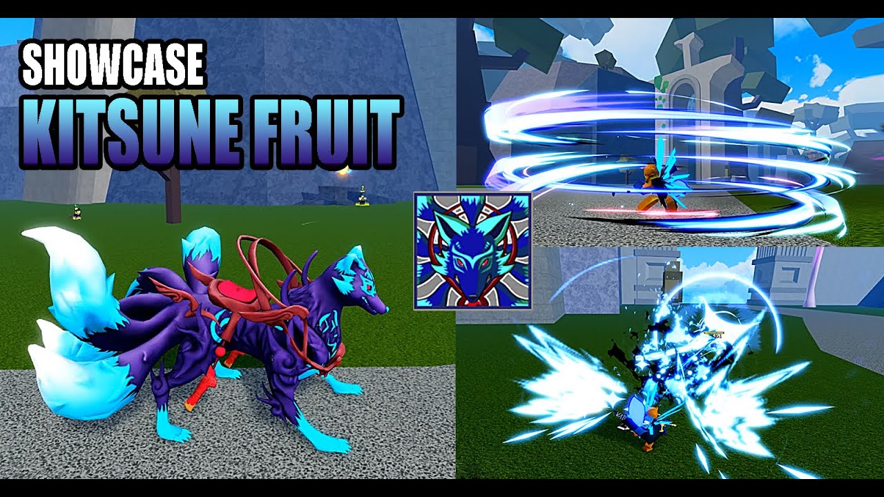 Kitsune Fruit Showcase | Blox Fruits - YouTube