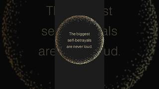 Are you betraying yourself? #choices #authority #sovereign #decision #selfregulation
