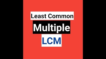 Least Common Multiple(LCM)#Shorts