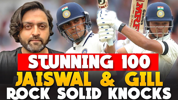 Jaiswal 100*, Gill 58* Rock Solid Knocks | India vs England 1st Test