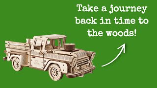 UGears Pickup Lumberjack Model Kit