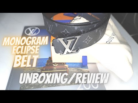 LV Glitch 40mm Reversible Belt Monogram Eclipse Canvas - Men