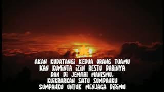 tri suaka minta izin restu lirik (video liyric)