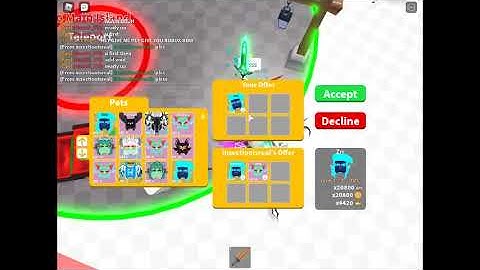 dude trys to switch scam me in saber simulator