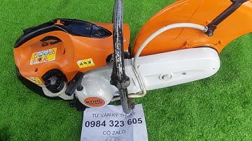 Máy cắt bê tông STIHL TS420 lắp lưỡi 350 hàng Nhật Bãi siêu mới. Có bảo hành
