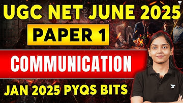 UGC NET Paper 1 Communication 2025 PYQs 🔥 | UGC NET Paper 1 | By Kanupriya Ma