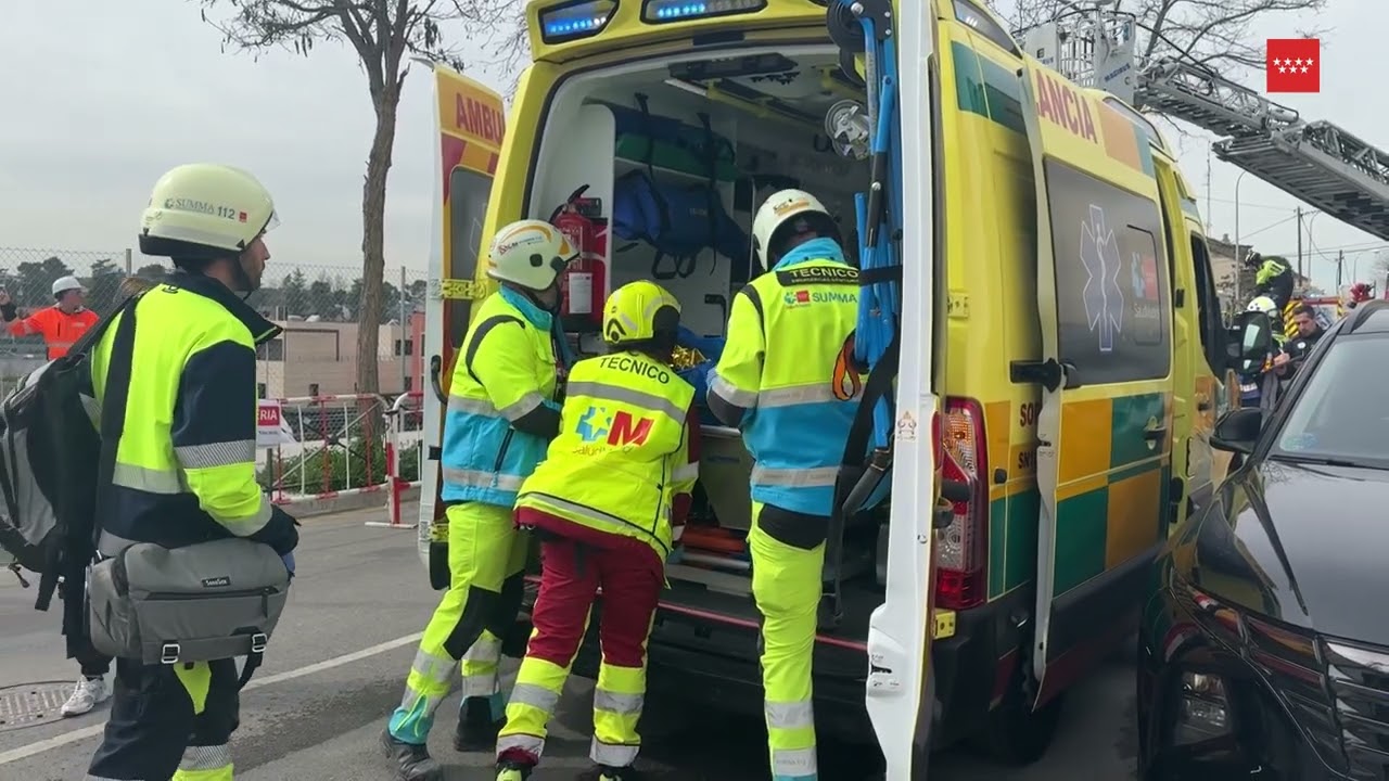 Accidente laboral en Madrid