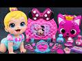 60 Minutes Satisfying Unboxing Minnie Makeup Set Disney Beauty Playset ASMR Review Toys