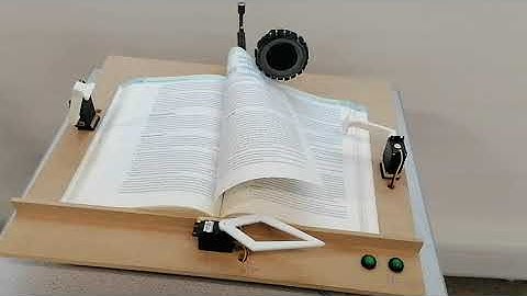 Automatic book page turner - BEng Project