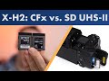 Sd or cfexpress which memory card for the fuji xh2s realworld burst test