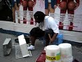 greatest homeless drummer in New York 5th avenue