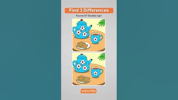 Only Sharp Eyes Can Spot 3 Differences in This Tea Set! 🍵👀🔥 #shorts