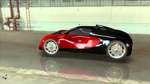 Car Modeling By Autodesk Inventor 2011 (Bugatt Veyron)