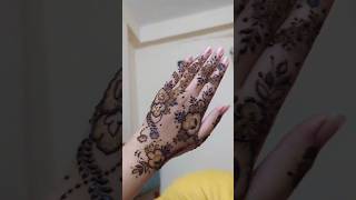 simple Mehedi design. #foryou #mehndi #hennadesign #shorts #simplehenna