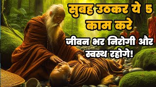 सुबह की यह 5 आदतें जो आपको रखेंगी स्वस्थ व निरोगी|Buddhist Story On Five Habbits To Change your Life