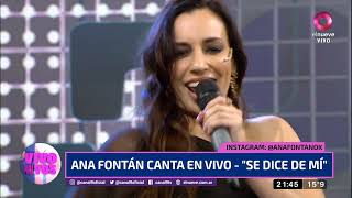 Ana Fontán homenajeó a Tita Merello con su versión de "Se dice de mí"