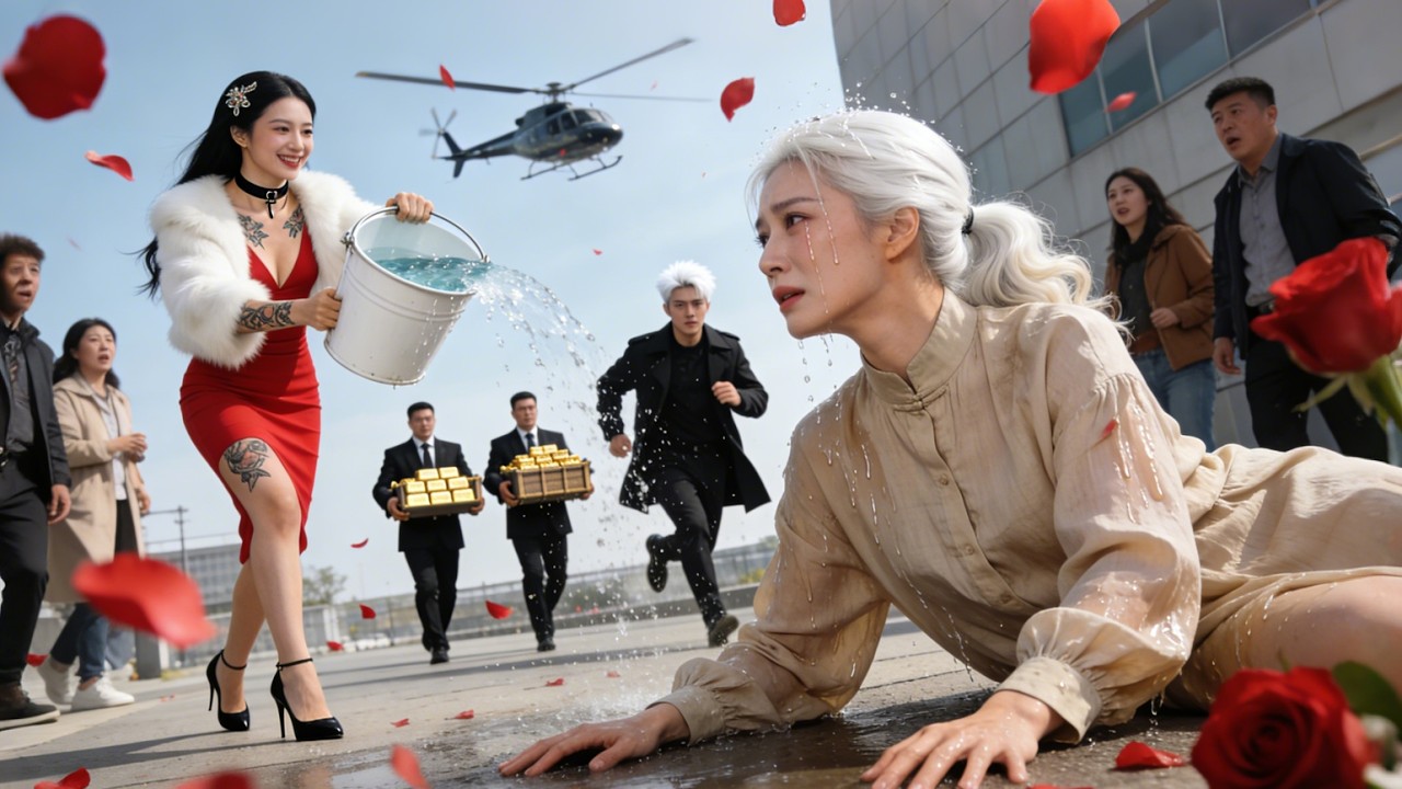 Magnate fingiendo pobreza es humillada por su nuera; con una llamada, todos se arrodillan！