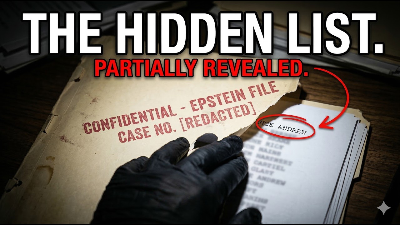 The Epstein Names: What They Don't Want You to See.