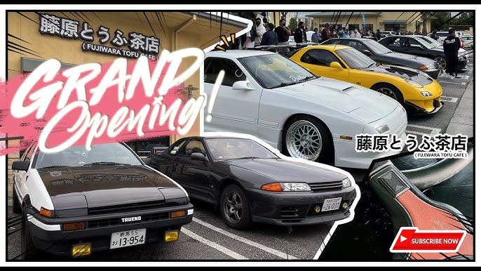 i am the happiest Initial D fan rn! welcome to Fujiwara Tofu Cafe in L