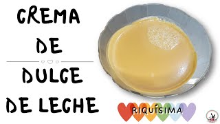 Crema de dulce de leche casera