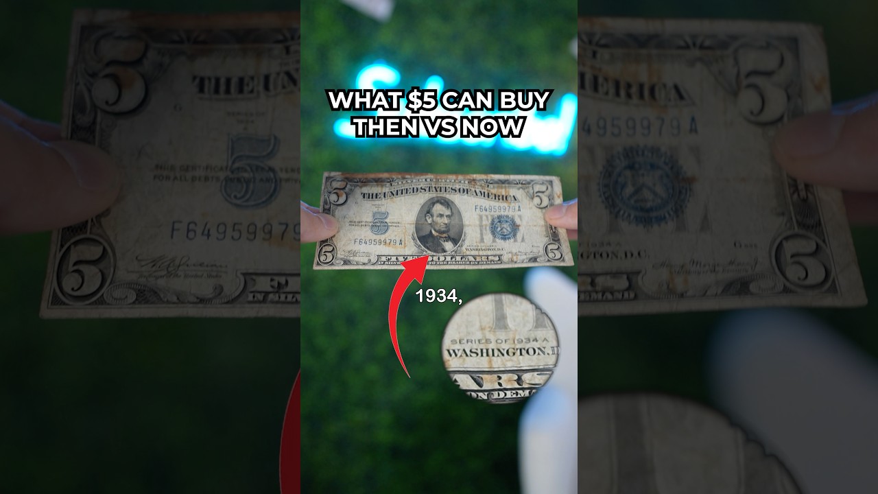 What $5 Can Buy Today VS 90 Years Ago