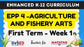 EPP 4 TERM 1 WEEK 1 ENHANCED K-12 CURRICULUM