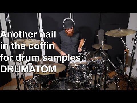 Another nail in the coffin for Drum Samples - DRUMATOM | SpectreSoundStudios TUTORIAL
