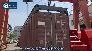 Forklift container spreader testing