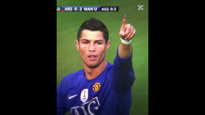 Manchester United vs Arsenal Cristiano Ronaldo free kick